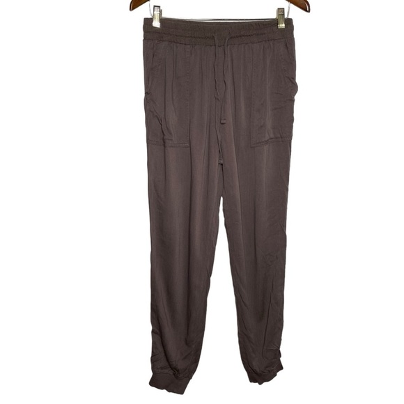 Splendid Brown Jogger Pants - Size Small - Picture 1 of 5
